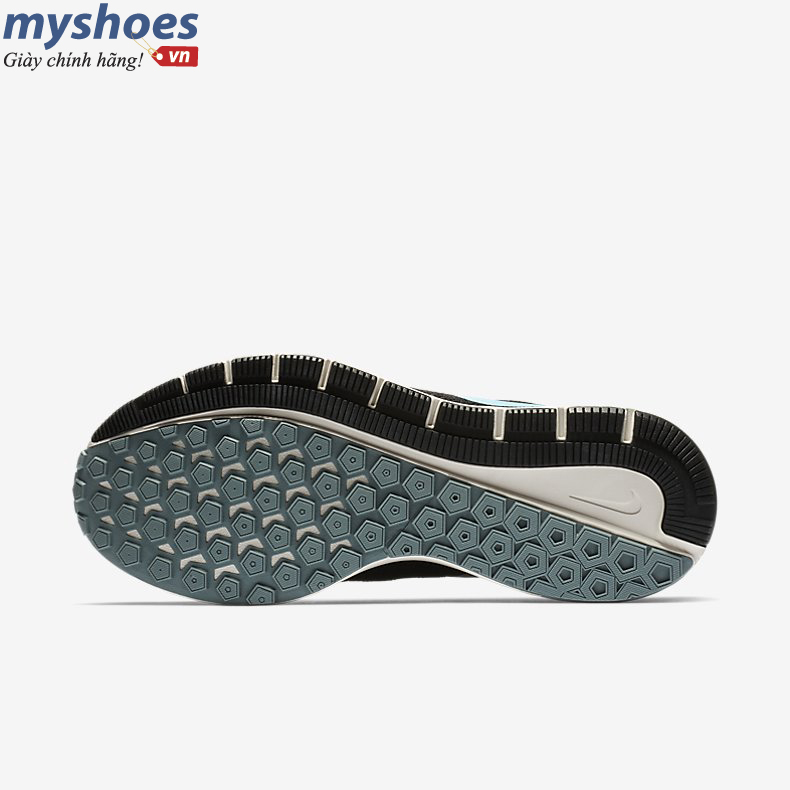 Giày Nike Air Zoom Structure 22 Nam -  Đen Móc Xanh - hình 3