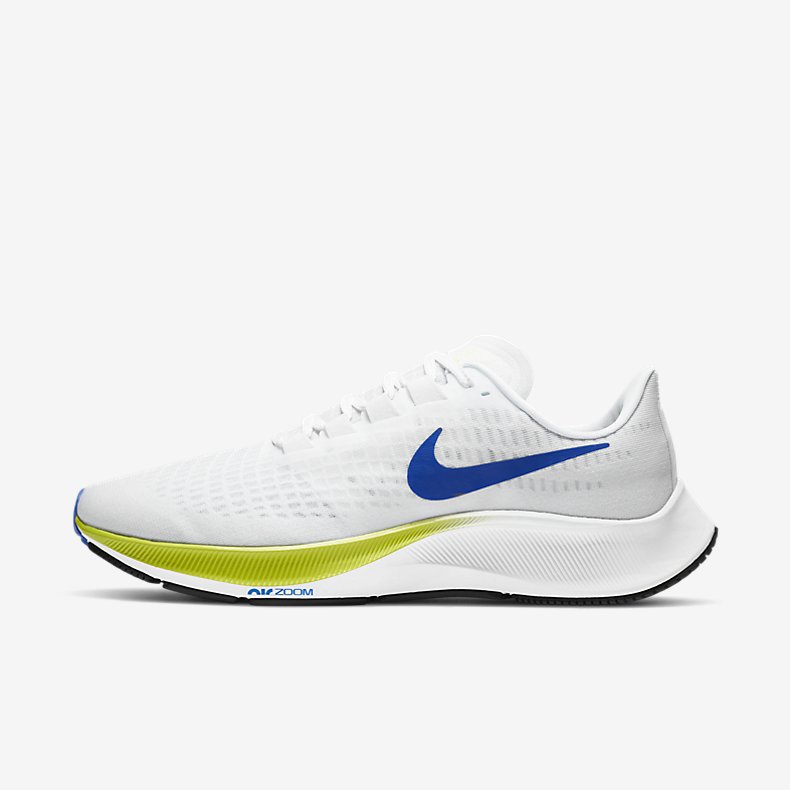 Giày Nike Air Zoom Pegasus 37 Nam - Trắng Xanh Neon 