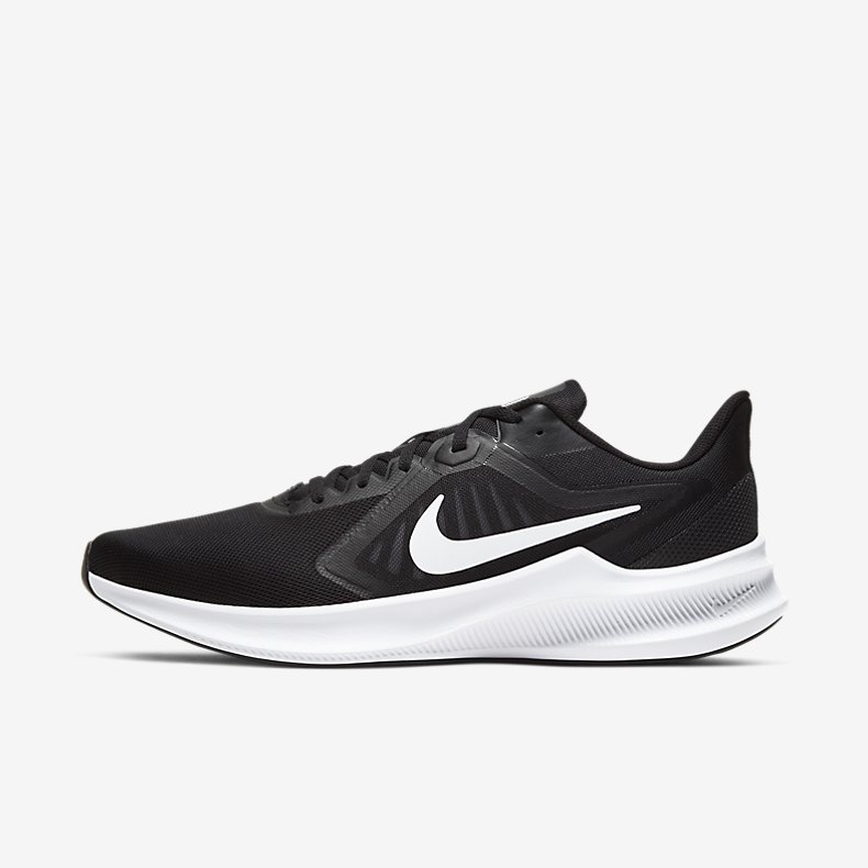 Giày Nike Downshifter 10 Nam - Đen Trắng