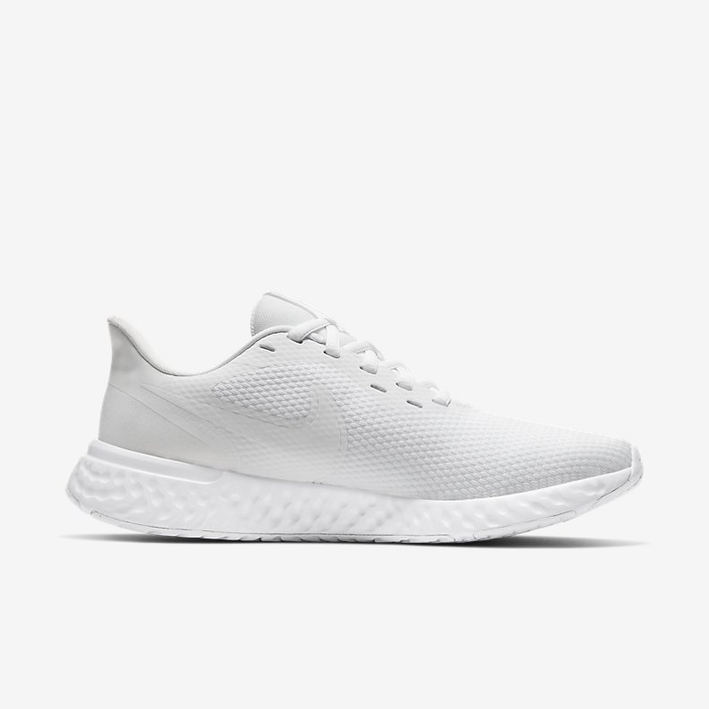 Giày Nike Revolution 5 Nữ - Trắng Full - hình 3
