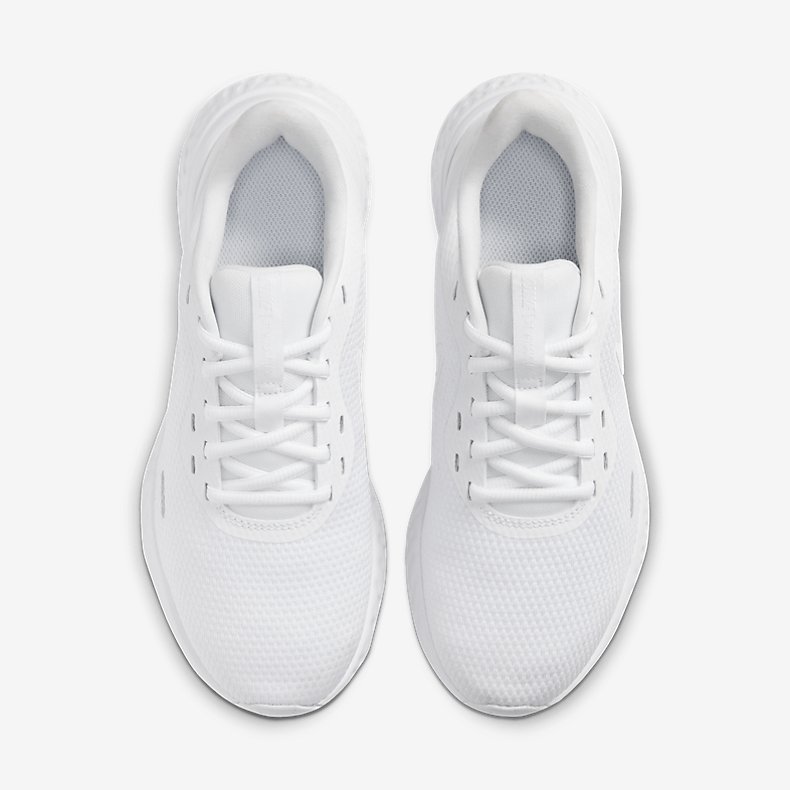 Giày Nike Revolution 5 Nữ - Trắng Full - hình 4