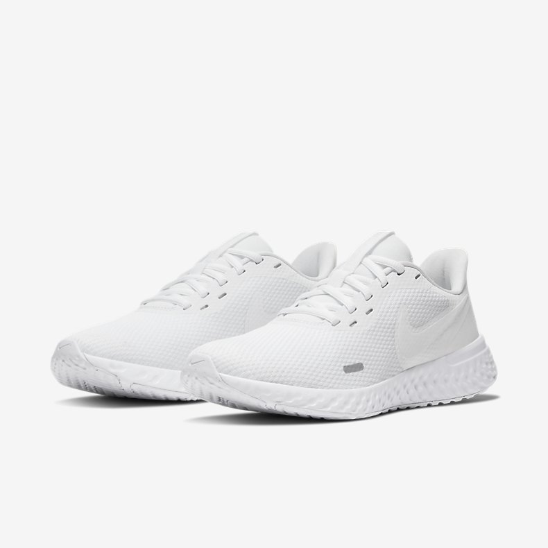 Giày Nike Revolution 5 Nữ - Trắng Full - hình 5