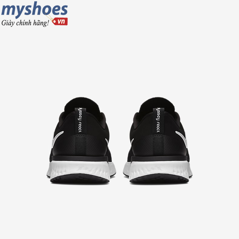 Giày Nike Odyssey React 2 Flyknit - Nữ  Đen Trắng - hình 5