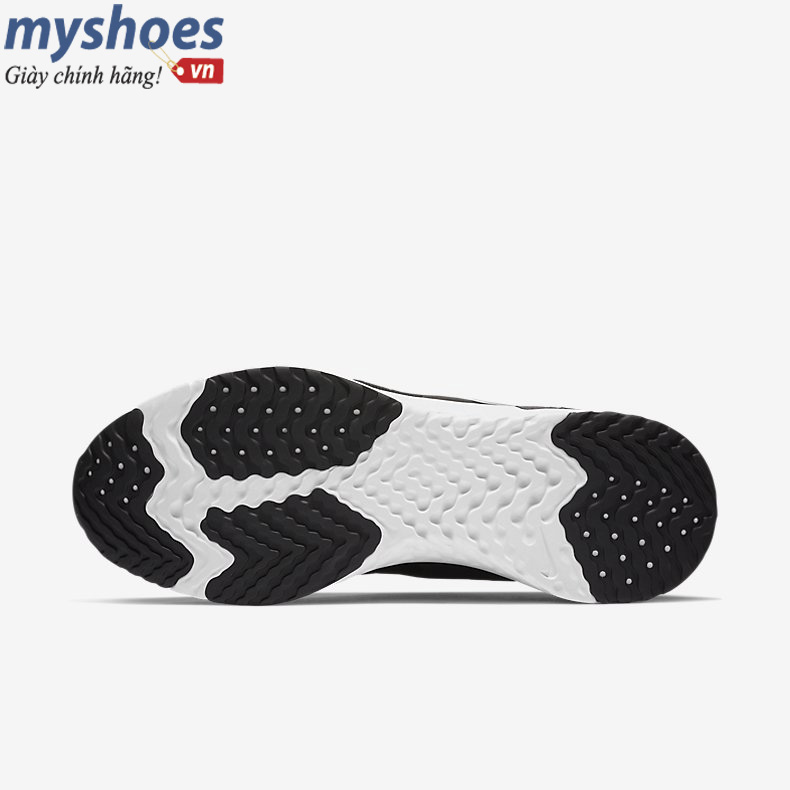 Giày Nike Odyssey React 2 Flyknit - Nữ  Đen Trắng - hình 2