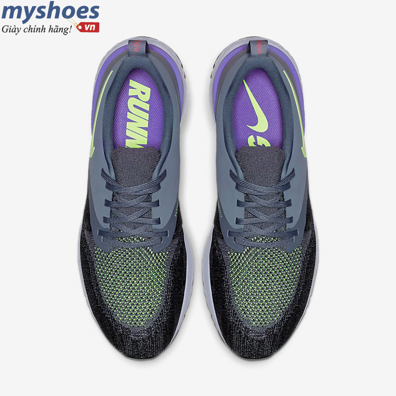 Giày Nike Odyssey React 2 Flyknit - Xám Xanh - hình 3