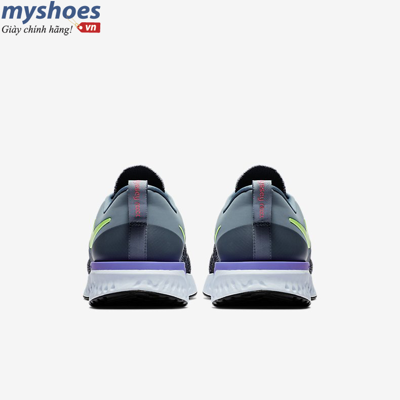 Giày Nike Odyssey React 2 Flyknit - Xám Xanh - hình 5