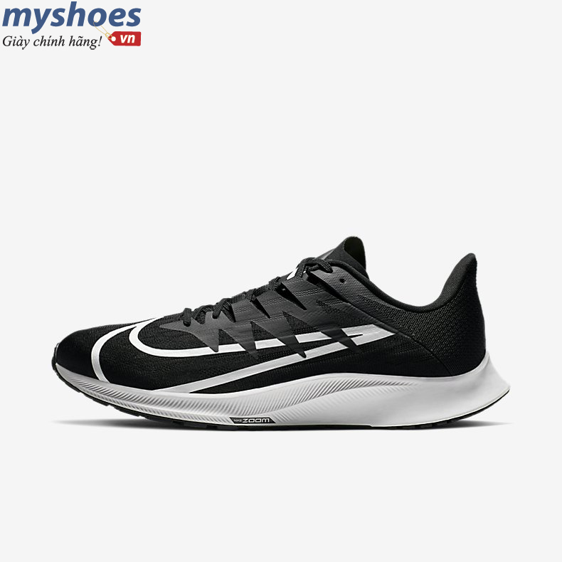Giày Nike Zoom Rival Fly Nam - Đen Trắng