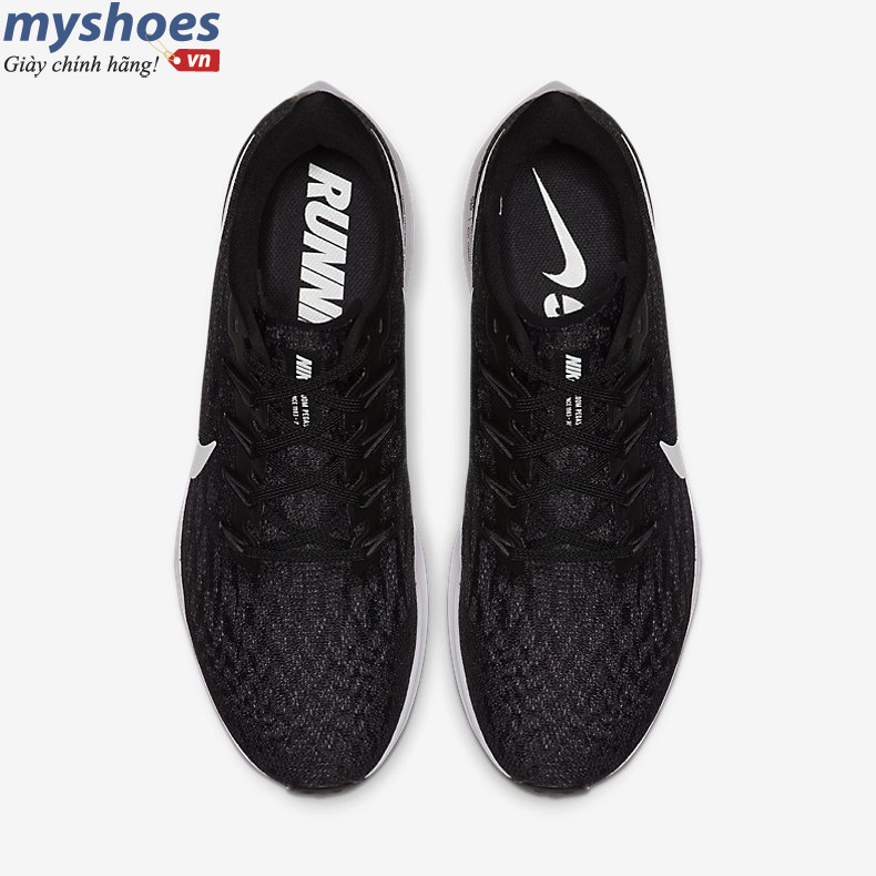 Giày Nike Air Zoom Pegasus 36 Nam - Đen Trắng  - hình 5