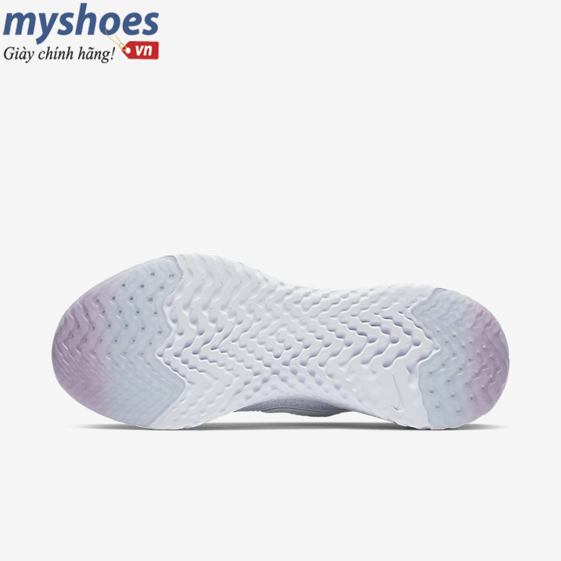 Giày Nike Epic React Flyknit Nữ -Trắng Tím - hình 5