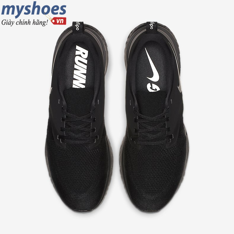 Giày Nike Odyssey React 2 Flyknit - Đen Full - hình 6