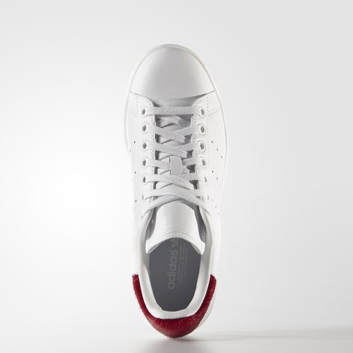 Giày nữ adidas Stan Smith trắng đỏ