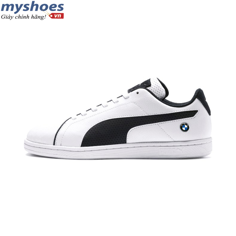 Giày Puma BMW MMS Court Perf Nam - Trắng Đen
