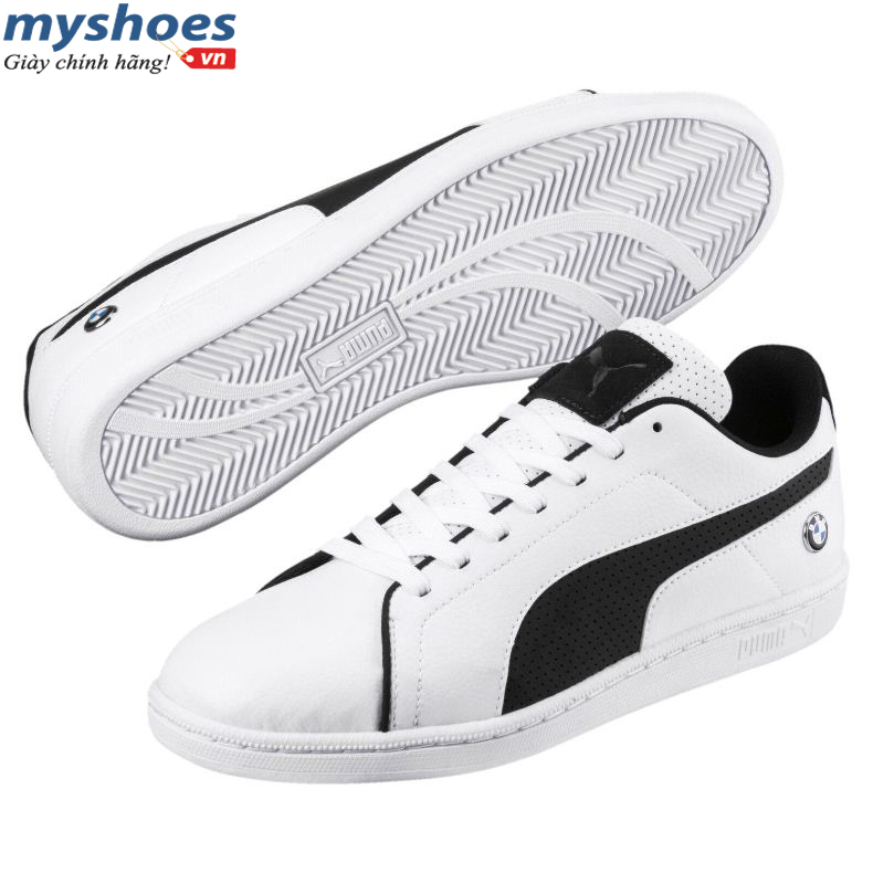 Giày Puma BMW MMS Court Perf Nam - Trắng Đen - hình 3