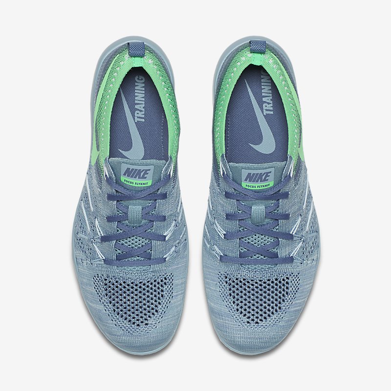 Giày Nike Free TR Focus Flyknit Nữ - Xanh Xám - hình 2
