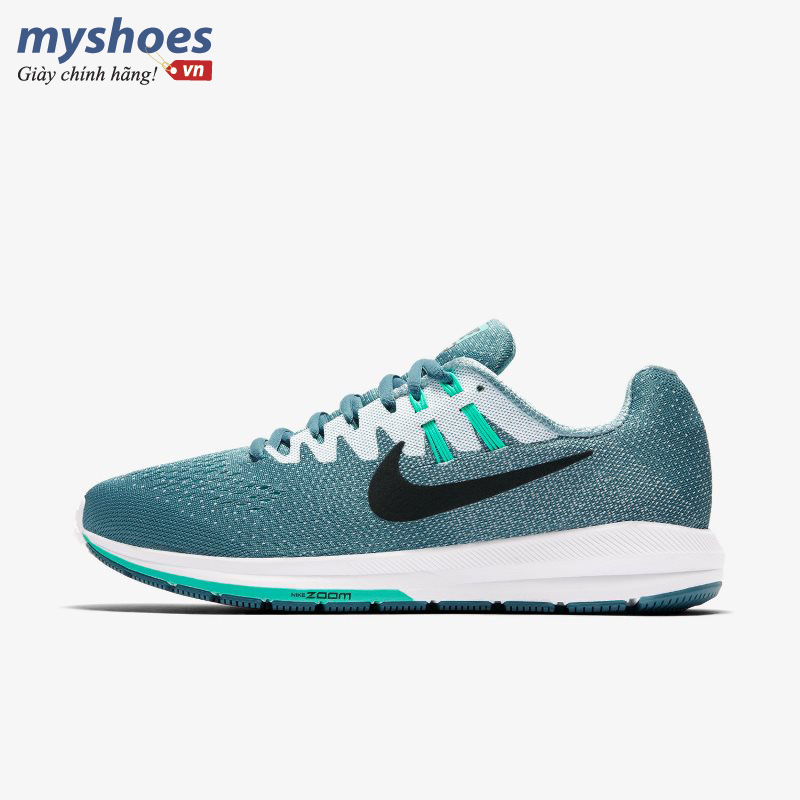 giày nike air zoom structure 20 nữ xanh ngọc