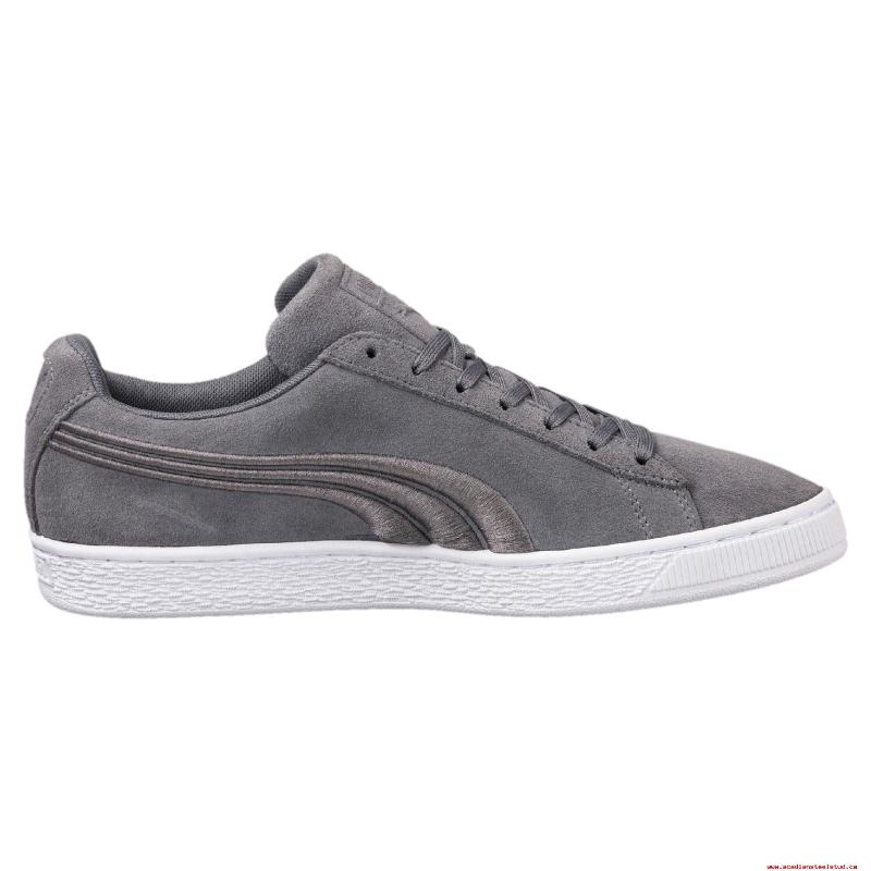 Giày Puma Suede Badge Nam - Xám - hình 3