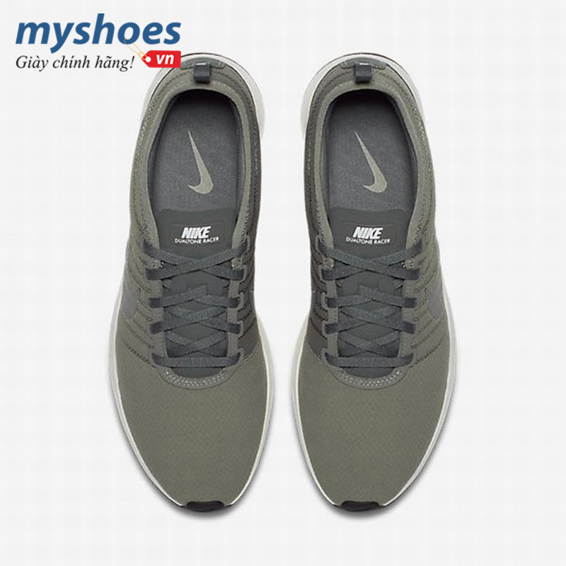Giày Nike Dualtone Racer SE - Xám Xanh - hình 4