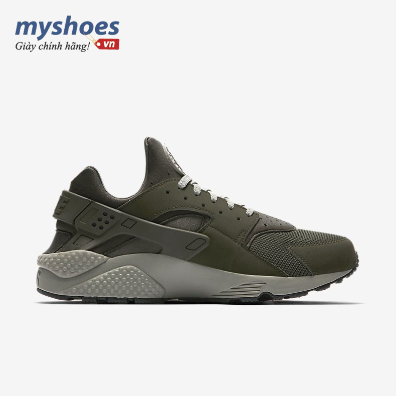 Giày Nike Air Huarache Run Nam - Xanh Rêu - hình 3