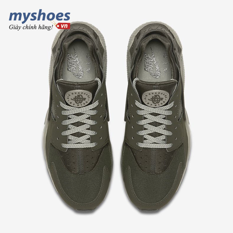 Giày Nike Air Huarache Run Nam - Xanh Rêu - hình 2