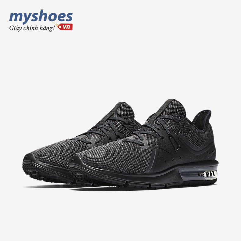 Giày Nike Air Max Sequent 3 Nữ - Đen - hình 4