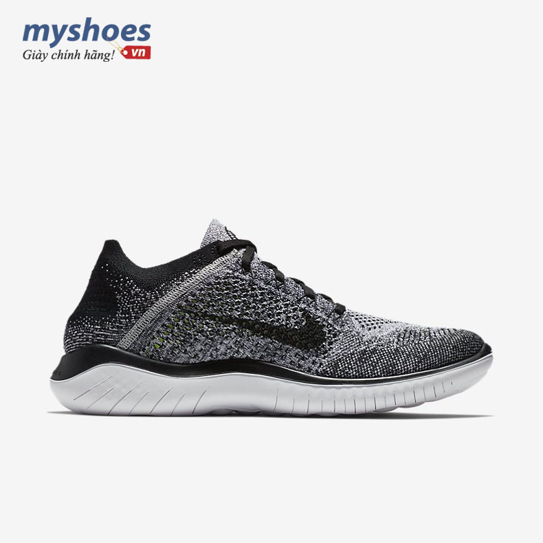 Giày Nike Free RN Flyknit 2018 Nam - Xám - hình 2