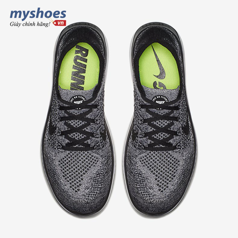 Giày Nike Free RN Flyknit 2018 Nam - Xám - hình 4