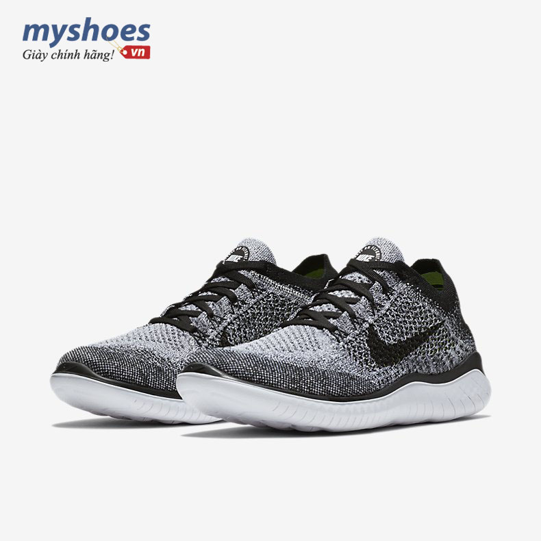 Giày Nike Free RN Flyknit 2018 Nam - Xám - hình 3