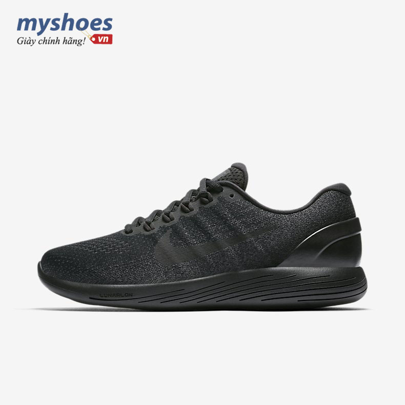 Giày Nike LunarGlide 9 Nam - Đen Đen