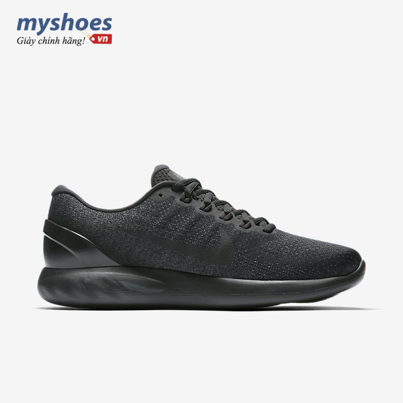 Giày Nike LunarGlide 9 Nam - Đen Đen - hình 4