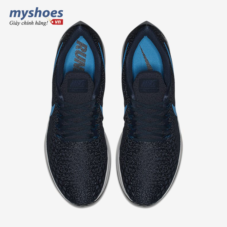 Giày Nike Air Zoom Pegasus 35 Nam - Xanh Đen - hình 4