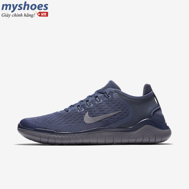 Giày Nike Free RN 2018 Nam - Xám Xanh