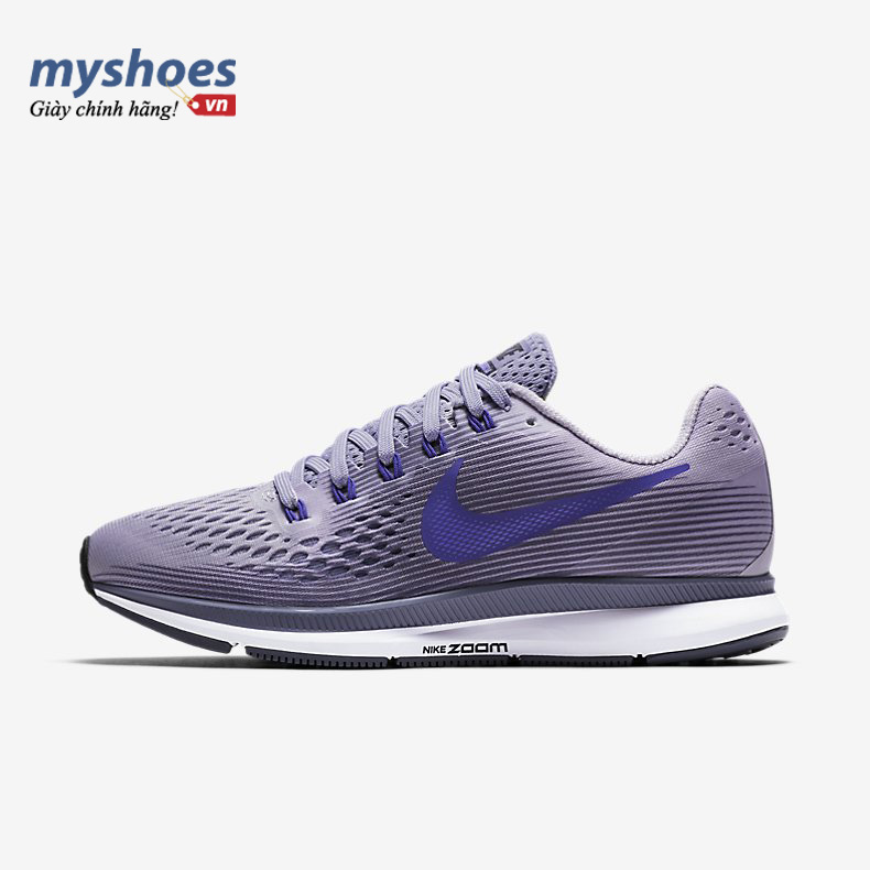 Giày Nike Air Zoom Pegasus 34 Nữ - Xám Tím