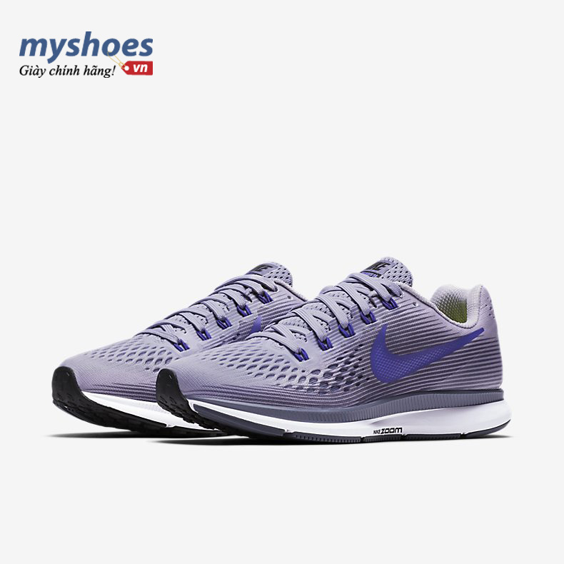 Giày Nike Air Zoom Pegasus 34 Nữ - Xám Tím - hình 4