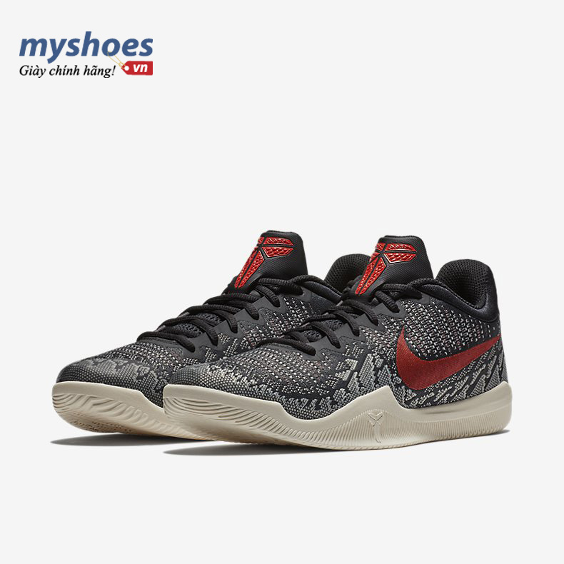 Giày Nike Mamba Rage Nam - Đen Đỏ - hình 2