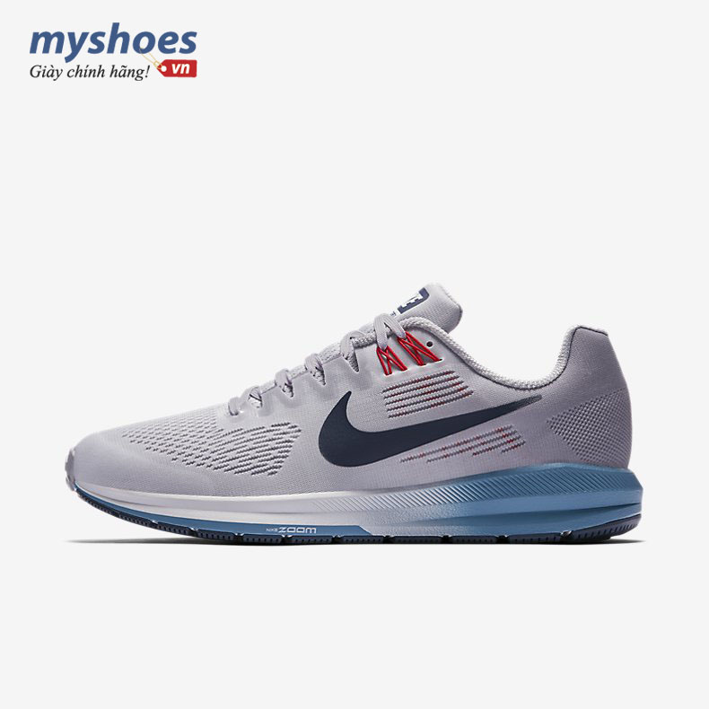 Giày Nike Air Zoom Structure 21 Nam - Xám