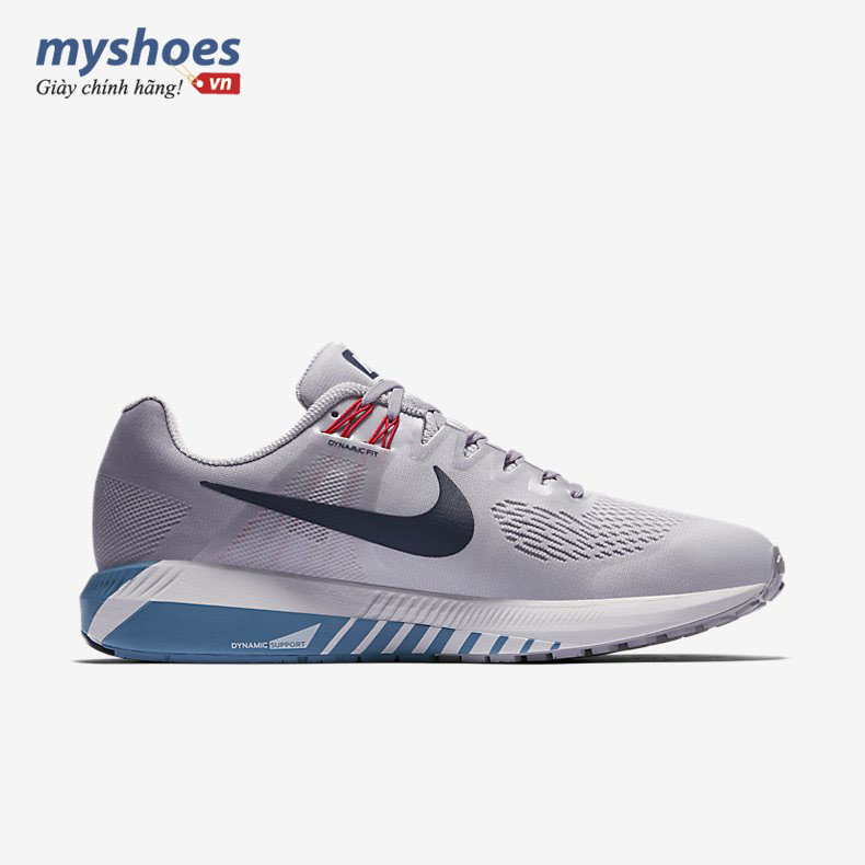 Giày Nike Air Zoom Structure 21 Nam - Xám - hình 3