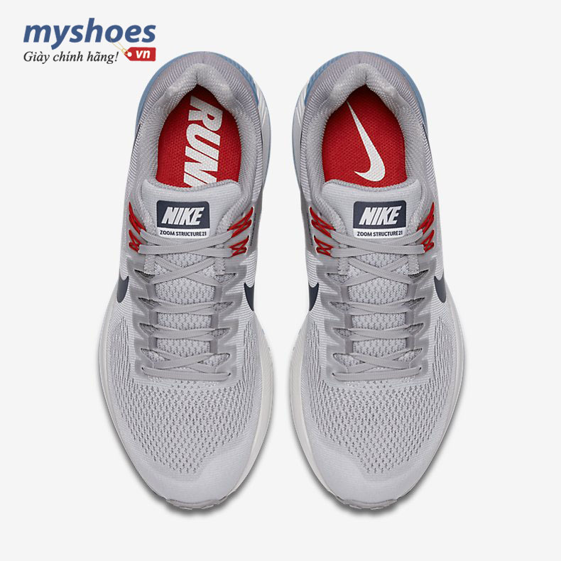 Giày Nike Air Zoom Structure 21 Nam - Xám - hình 4