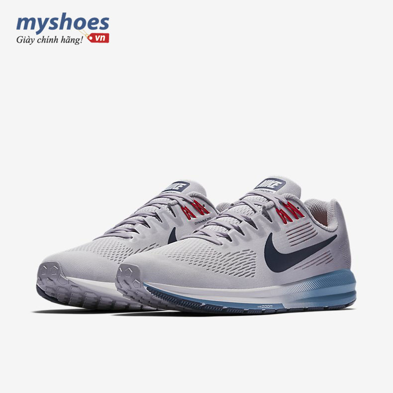 Giày Nike Air Zoom Structure 21 Nam - Xám - hình 2