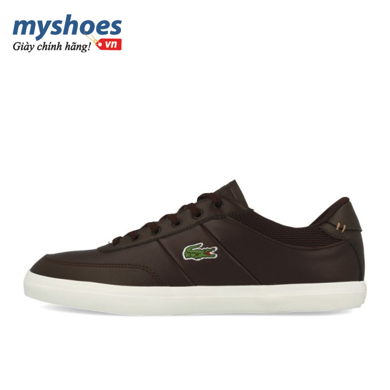 Giày Lacoste Court Master Nam - Nâu