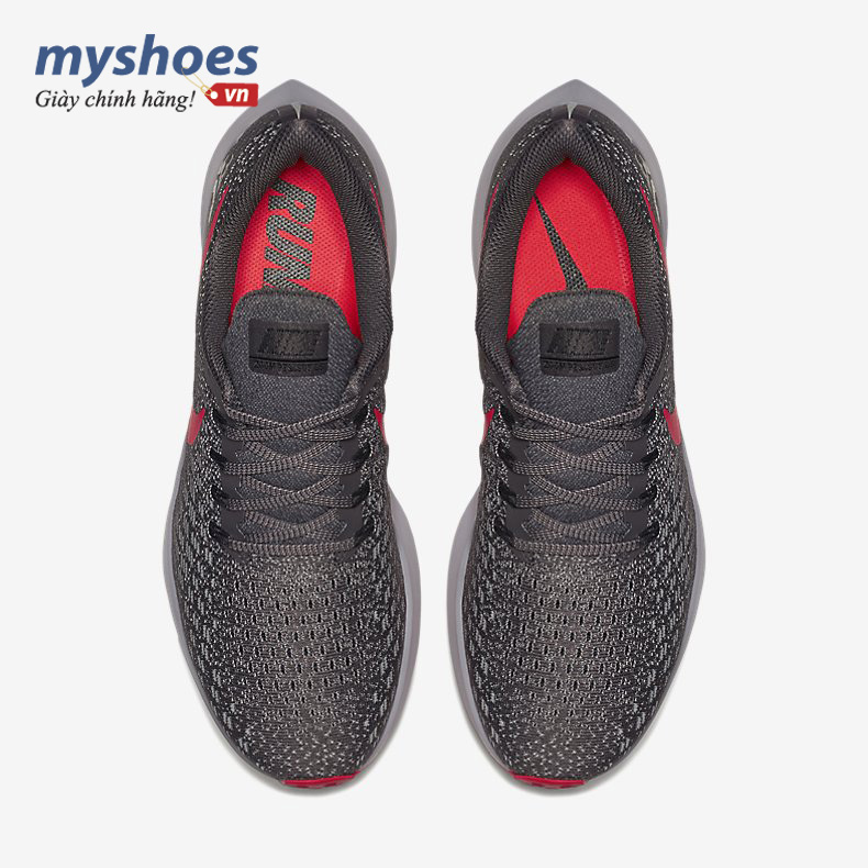 Giày Nike Air Zoom Pegasus 35 Nam - Xám Đỏ - hình 4