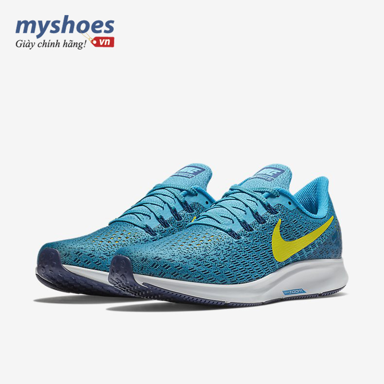 Giày Nike Air Zoom Pegasus 35 Nam - Xanh - hình 4