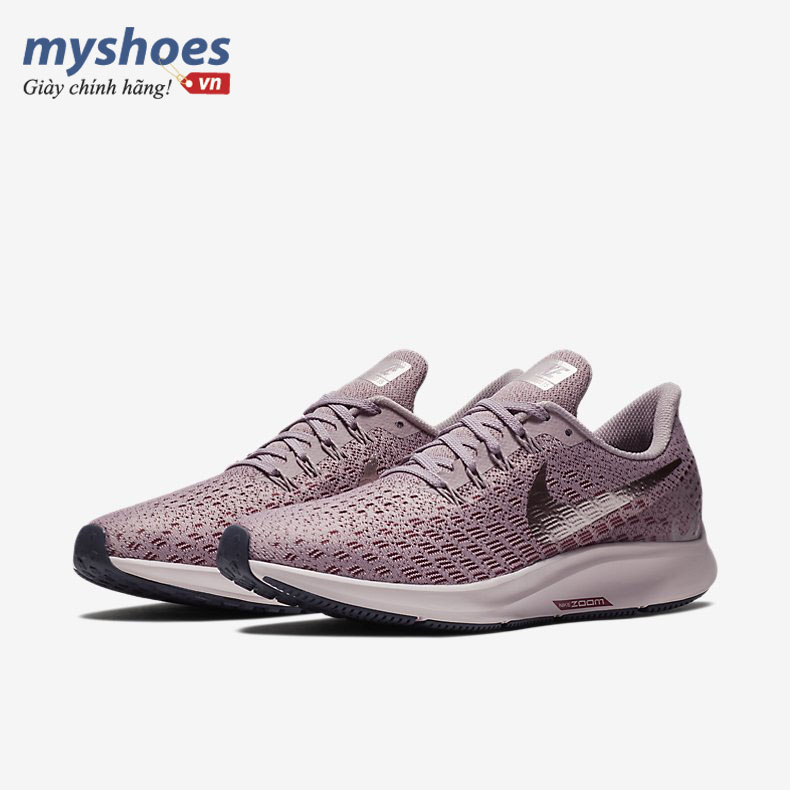 Giày Nike Air Zoom Pegasus 35 Nữ -Tím Hồng - hình 2